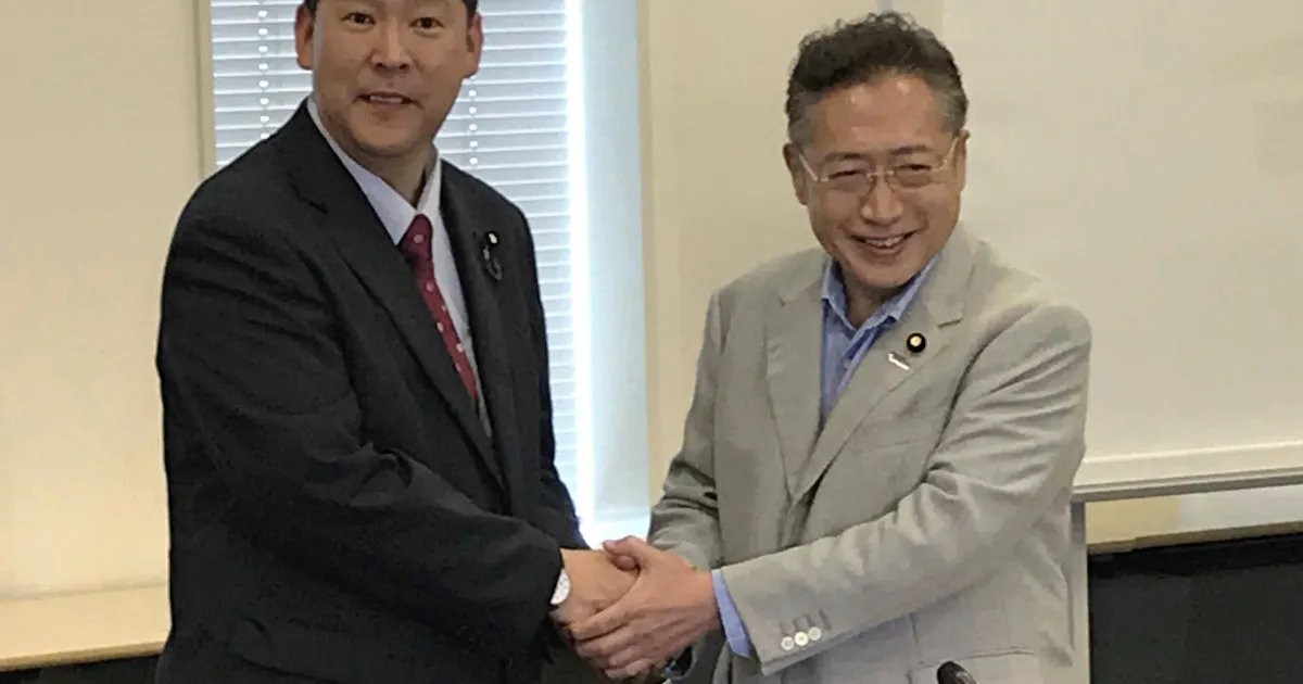 渡辺喜美氏とn国が参院会派 みんなの党 結成 日本経済新聞