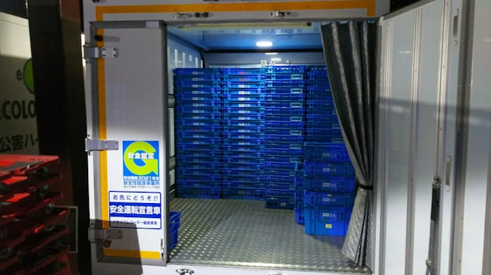 ローソン 廃棄食品回収の実証実験 配送後のトラック活用 日本経済新聞 ローソン 廃棄食品回収の実証実験 配送後のトラック活用 日本経済新聞