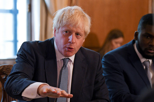 ジョンソン英首相=ロイター ジョンソン英首相=ロイター