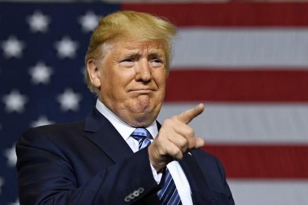 トランプ米大統領(13日)=AP トランプ米大統領(13日)=AP