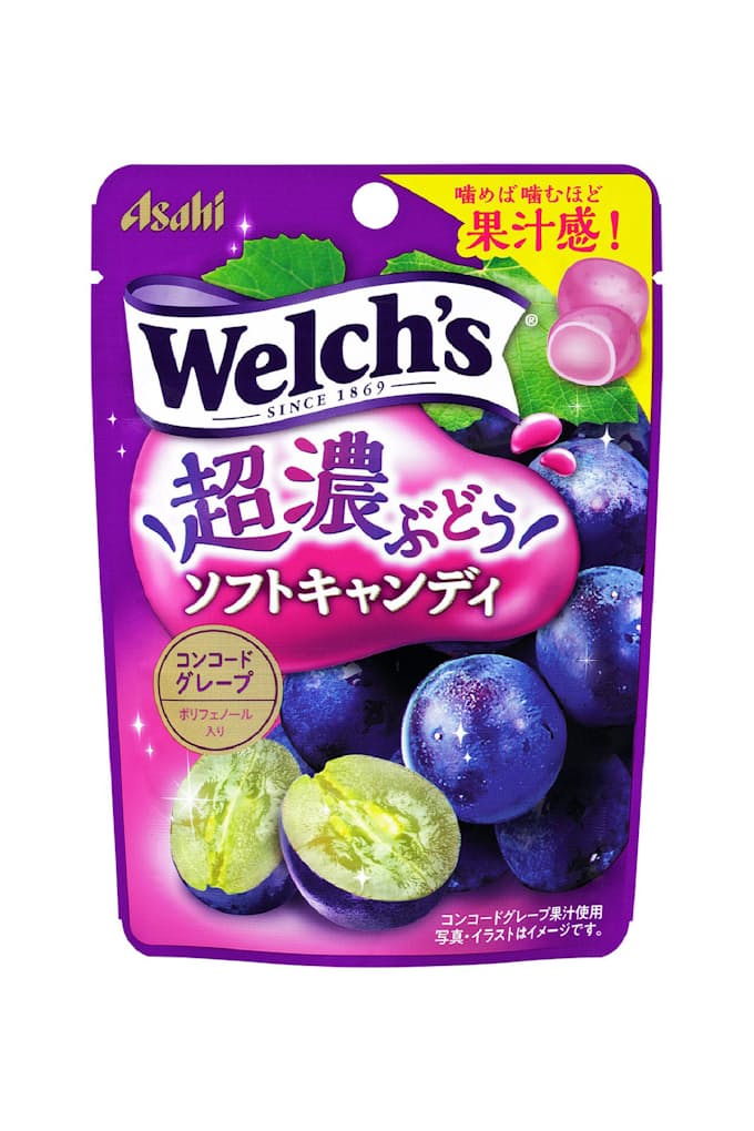 アサヒグループ食品 濃厚ブドウのソフトキャンディー 日本経済新聞