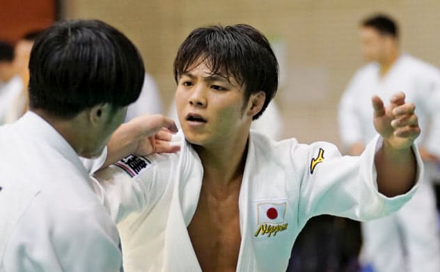 優勝から遠ざかっている阿部一二三にとっては正念場の大会になる=共同 優勝から遠ざかっている阿部一二三にとっては正念場の大会になる=共同