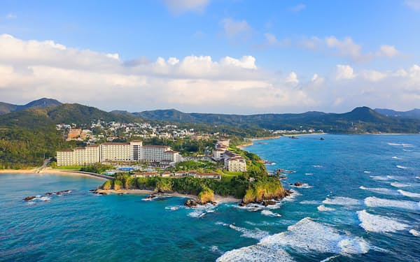 ハレクラニ沖縄は将来はアジアや欧米からの来客増を目指す方針だ（沖縄県恩納村）