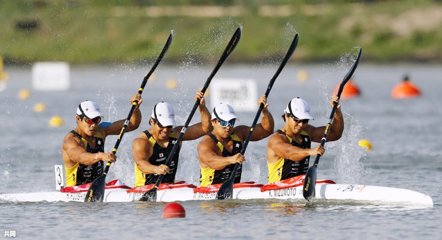 男子カヤックフォア 日本は決勝逃し五輪決まらず 世界選手権 日本経済新聞