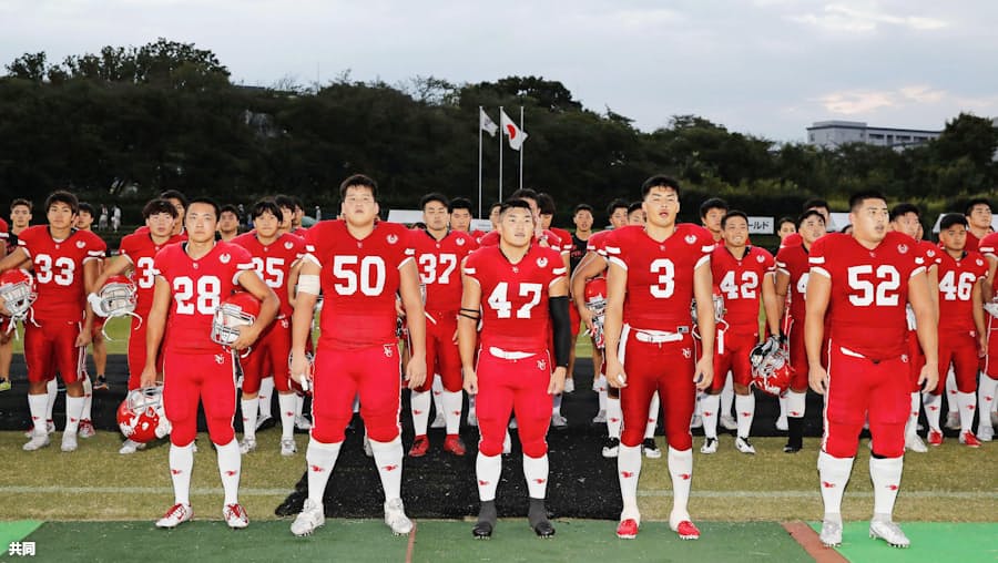 日大アメフト 2季ぶり公式戦で大勝 日本経済新聞