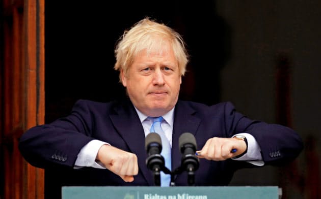 ジョンソン英首相=ロイター ジョンソン英首相=ロイター