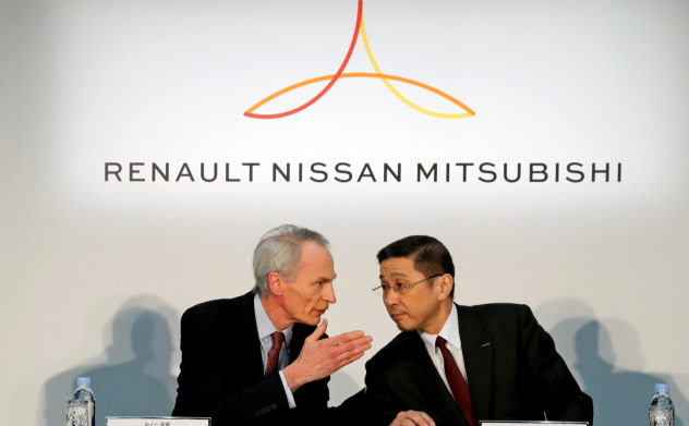日産とルノーは提携協定を白紙から見直す検討を始めた=ロイター 日産とルノーは提携協定を白紙から見直す検討を始めた=ロイター
