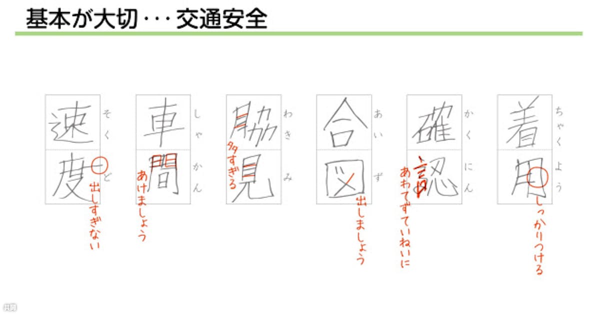 漢字テスト風に安全啓発 青森県警のポスターが話題 日本経済新聞