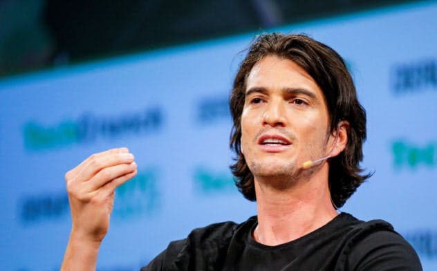 ウィーワークの創業者でCEOのアダム・ニューマン氏=ロイター ウィーワークの創業者でCEOのアダム・ニューマン氏=ロイター