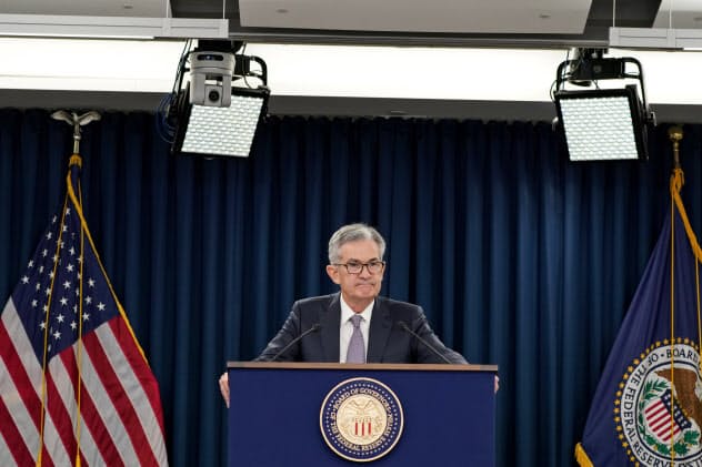 パウエルFRB議長は0.25%の追加利下げに踏み切った=ロイター パウエルFRB議長は0.25%の追加利下げに踏み切った=ロイター
