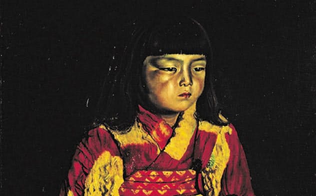 麗子坐像(1919年8月23日、ポーラ美術館蔵) 麗子坐像(1919年8月23日、ポーラ美術館蔵)