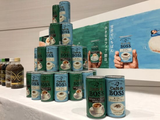 サントリー食品は缶コーヒー「BOSS」の新シリーズを立ち上げた