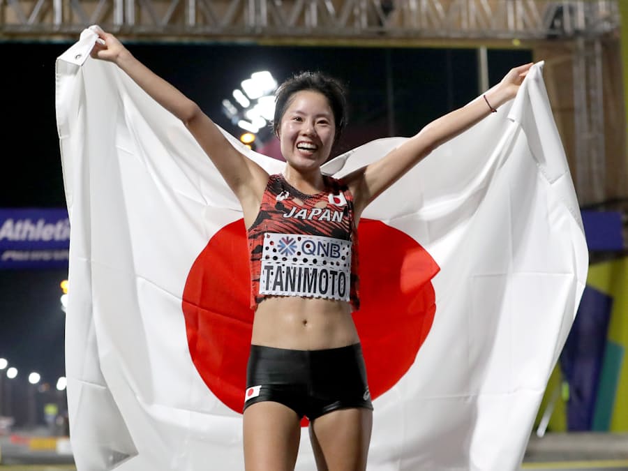 女子マラソン谷本 高温多湿で粘りの走り 世界陸上 日本経済新聞