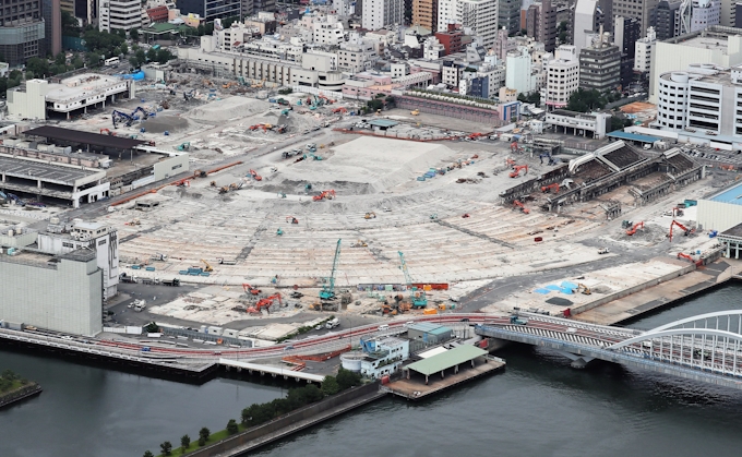 築地再開発は五輪後に加速 閉場1年 交通整備も 日本経済新聞 築地再開発は五輪後に加速 閉場1年 交通整備も 日本経済新聞