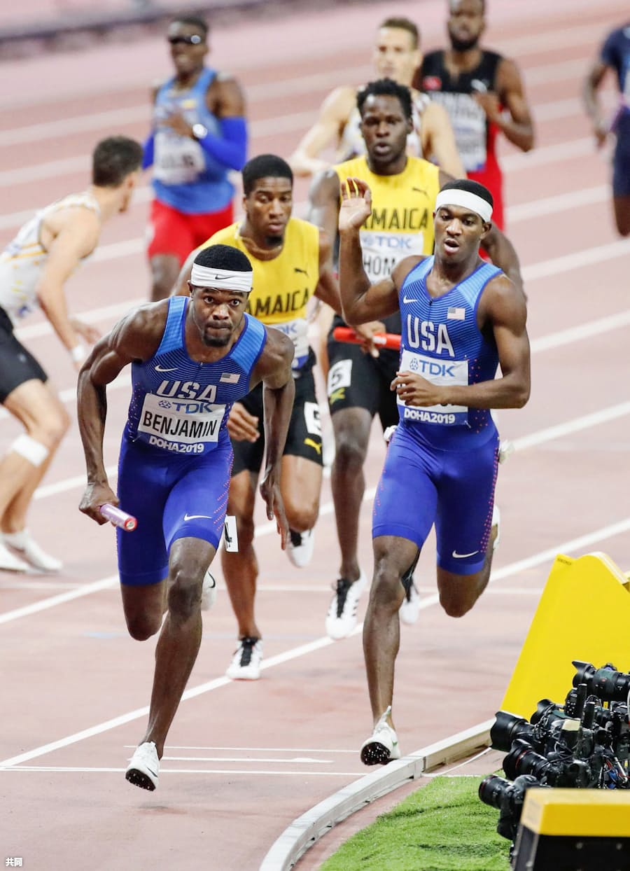 米国 1600リレー男女ともv 世界陸上 日本経済新聞