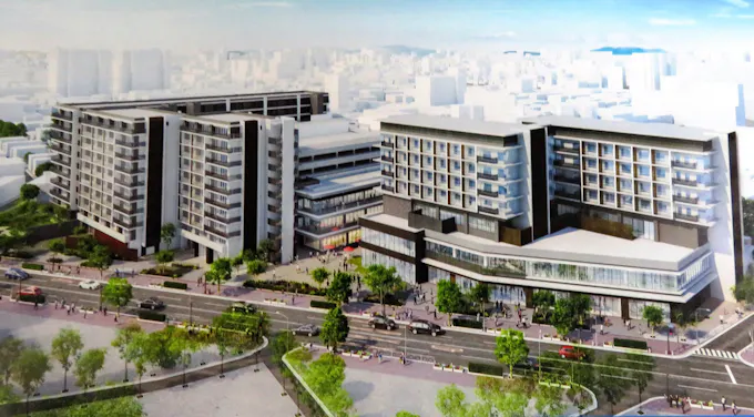 岡山 倉敷駅前の再開発着手 ホテルや住宅 21年完成 日本経済新聞
