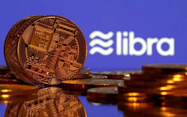 米フェイスブックが主導するデジタル通貨「リブラ」は重要な決済手段になる可能性がある=ロイター 米フェイスブックが主導するデジタル通貨「リブラ」は重要な決済手段になる可能性がある=ロイター