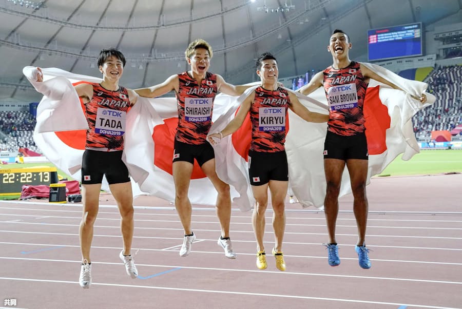 400リレー銅 高レベル証明 高平慎士 陸上 日本経済新聞