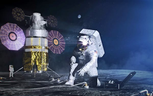 米国は2024年に宇宙飛行士の月着陸をめざしている（NASA提供）