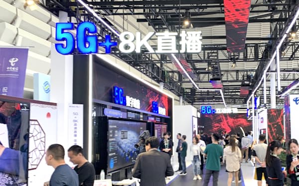 中国通信3社は5Gのインフラ整備を急ぐ（浙江省烏鎮）