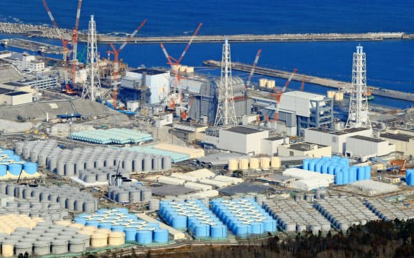 廃炉作業が続く福島第1原発(2019年3月)