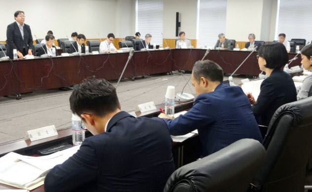 英語民間試験に関する作業部会は冒頭のみ公開された(9月、文科省)=共同 英語民間試験に関する作業部会は冒頭のみ公開された(9月、文科省)=共同