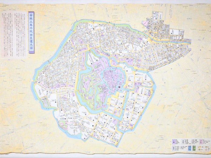 東京都千代田区 江戸時代の地図を全戸に配布 日本経済新聞 東京都千代田区 江戸時代の地図を全戸に配布 日本経済新聞