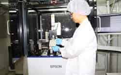 エレファンテックの本社にはエプソンのR&D用インクジェット装置も設置する(東京・中央) エレファンテックの本社にはエプソンのR&D用インクジェット装置も設置する(東京・中央)