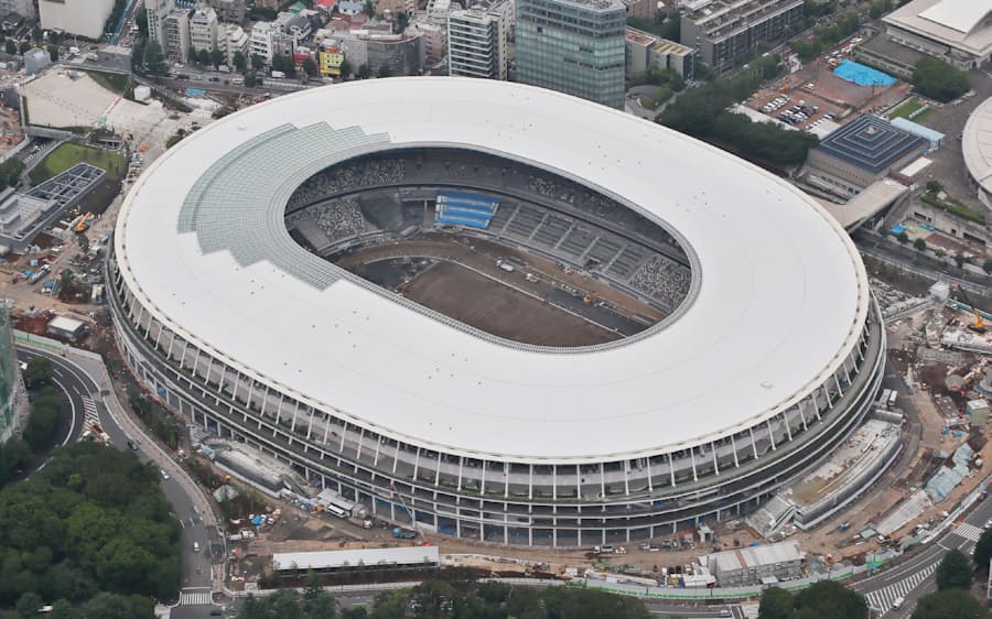 新国立競技場、整備費1569億円に 工法工夫で抑制: 日本経済新聞