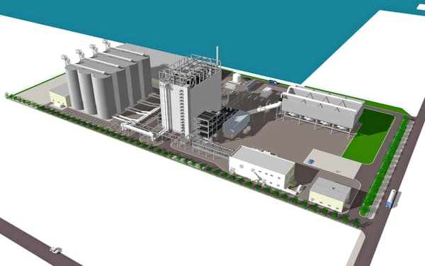 御前崎港バイオマス発電所のイメージ