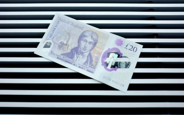 イングランド銀行が20年2月に導入する20ポンド紙幣の新デザイン。主要政党はいずれも公共支出拡大を公約に掲げている=ロイター