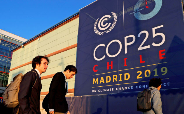 マドリードで開催中のCOP25=ロイター マドリードで開催中のCOP25=ロイター