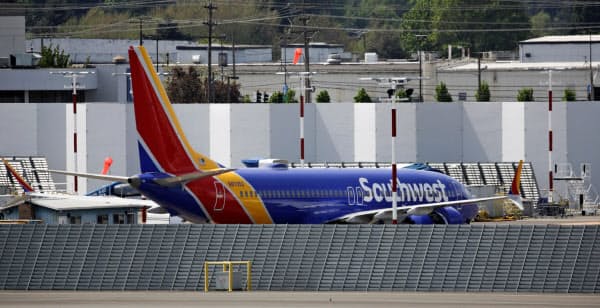 米ボーイングの小型旅客機「737MAX」=ロイター
