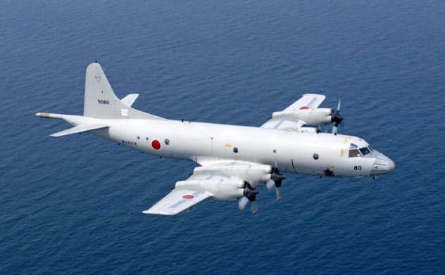 P3C哨戒機は海上の不審船などの警戒監視にあたる(海上自衛隊提供) P3C哨戒機は海上の不審船などの警戒監視にあたる(海上自衛隊提供)
