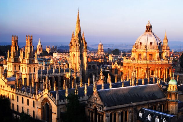 世界大学ランクで４年連続首位のオックスフォード大学＝同大提供
