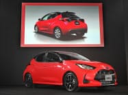 4年連続の過去最高を目指す(このほど発表した新型「ヤリス」) 4年連続の過去最高を目指す(このほど発表した新型「ヤリス」)