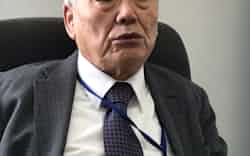 「大企業が研究開発投資を控えるようになったことも打撃だ」と話す舟久保会長 「大企業が研究開発投資を控えるようになったことも打撃だ」と話す舟久保会長