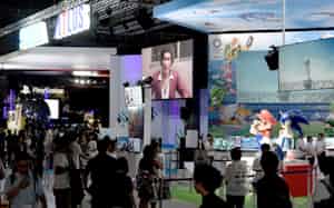 「東京ゲームショウ2019」には大勢のゲームファンが集まった(9月12日午前、千葉市美浜区の幕張メッセ) 「東京ゲームショウ2019」には大勢のゲームファンが集まった(9月12日午前、千葉市美浜区の幕張メッセ)