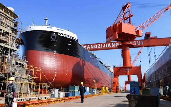 揚子江船業は三井E&S造船などと組み、合弁の造船所を立ち上げた（江蘇省太倉市）