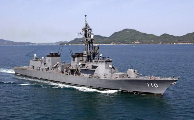護衛艦「たかなみ」(海上自衛隊ホームページより) 護衛艦「たかなみ」(海上自衛隊ホームページより)