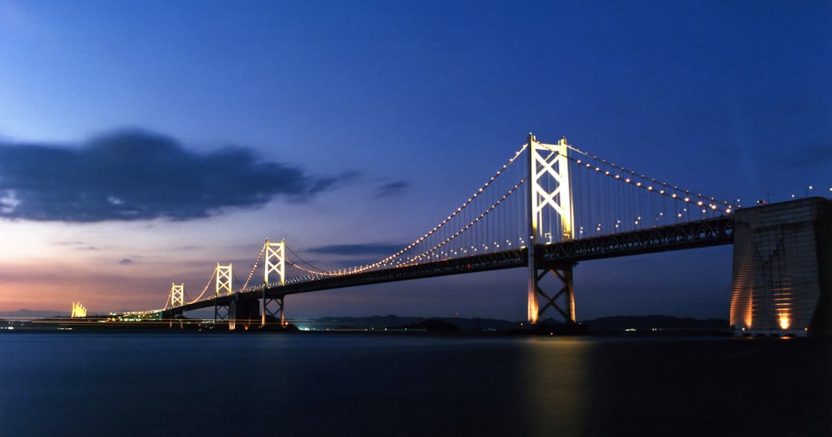 瀬戸大橋 通年ライトアップ 夜型観光を振興 日本経済新聞