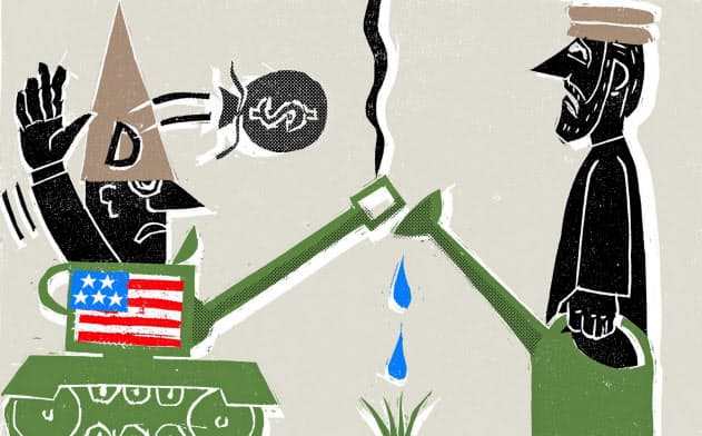 イラスト Daniel Pudles/Financial Times イラスト Daniel Pudles/Financial Times