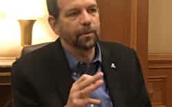 トヨタ自動車のギル・プラットエグゼクティブフェローが取材に応じた トヨタ自動車のギル・プラットエグゼクティブフェローが取材に応じた