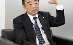 北海道ガスの大槻博社長 北海道ガスの大槻博社長