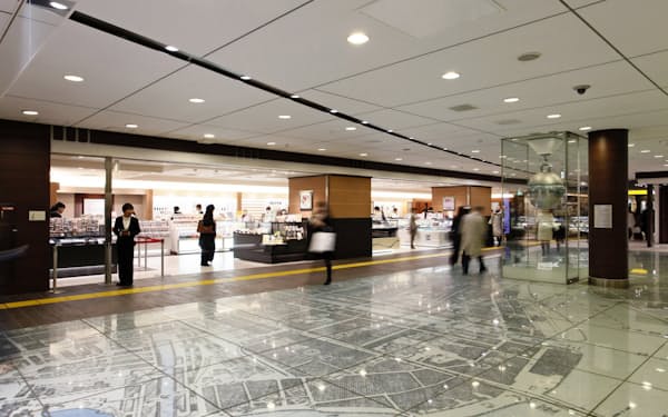 JR東日本スタートアップが実証実験をする東京駅改札内の商業施設「グランスタ」