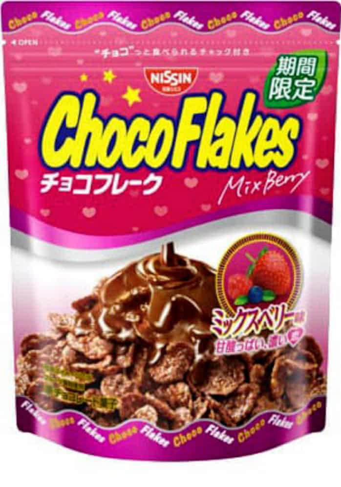 日清シスコ ベリー味のチョコフレーク 日本経済新聞
