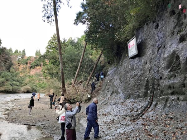 チバニアン命名の根拠となる千葉県市原市の地層