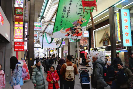 春節で多くの中国人観光客が北海道を訪れることが予想される(23日、札幌市)