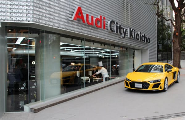 7日にオープンする「Audi City 紀尾井町」
