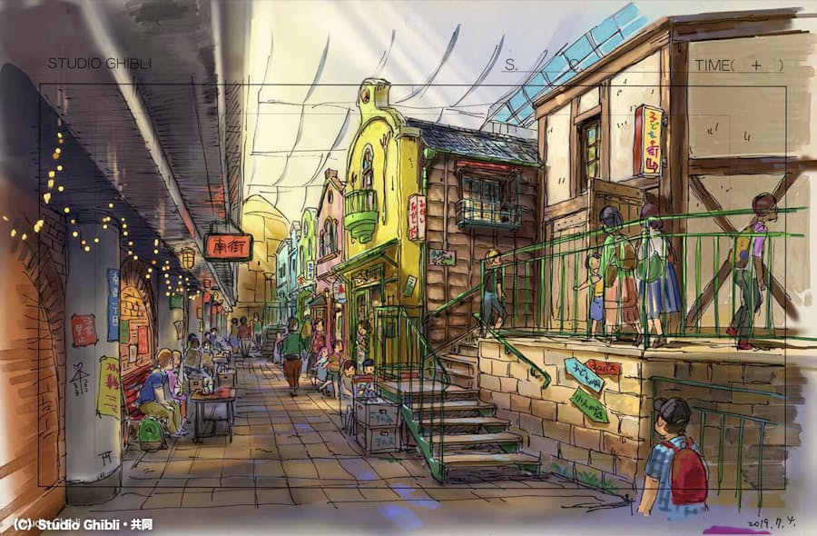 ジブリパークの事業費340億円 来場 年180万人見込む 日本経済新聞